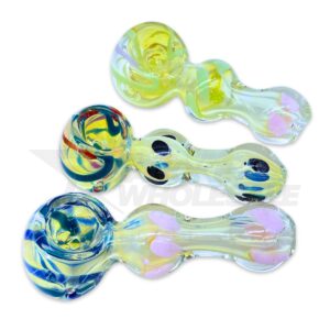 GLASS SPOON PIPE 4" 3PCS