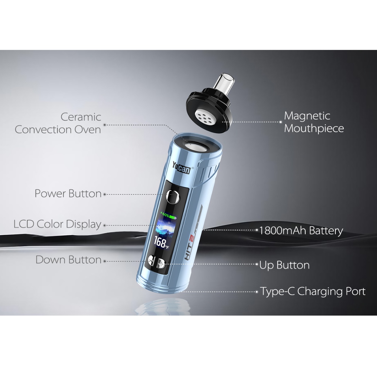 YOCAN HIT 2 DRY HERB VAPORIZER - Image 2