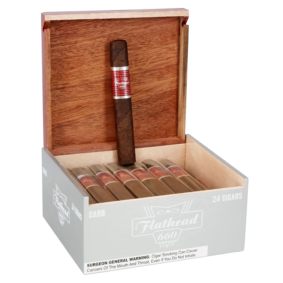 CAO FLATHEAD V660 CARB CIGARS 6X60 24PCS