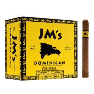 JM'S DOMINICAN - CONNECTICUT CHURCHILL CIGARS 6.75X50 50PCS