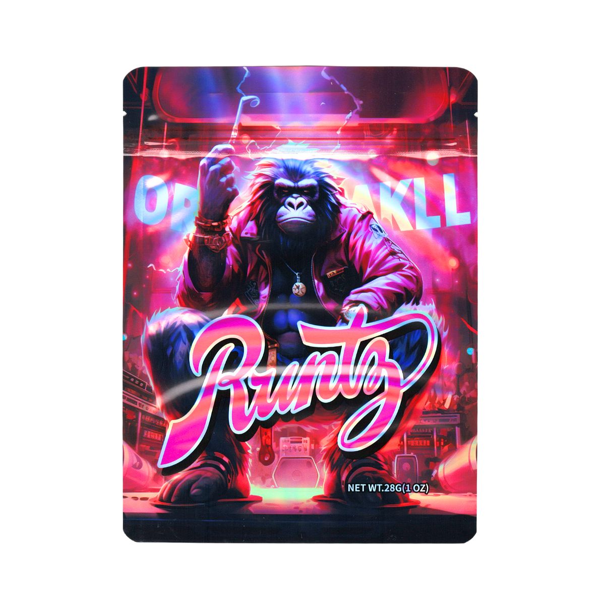 1OZ SMELL PROOF MYLAR BAG 5"X8" 50PCS - Image 10