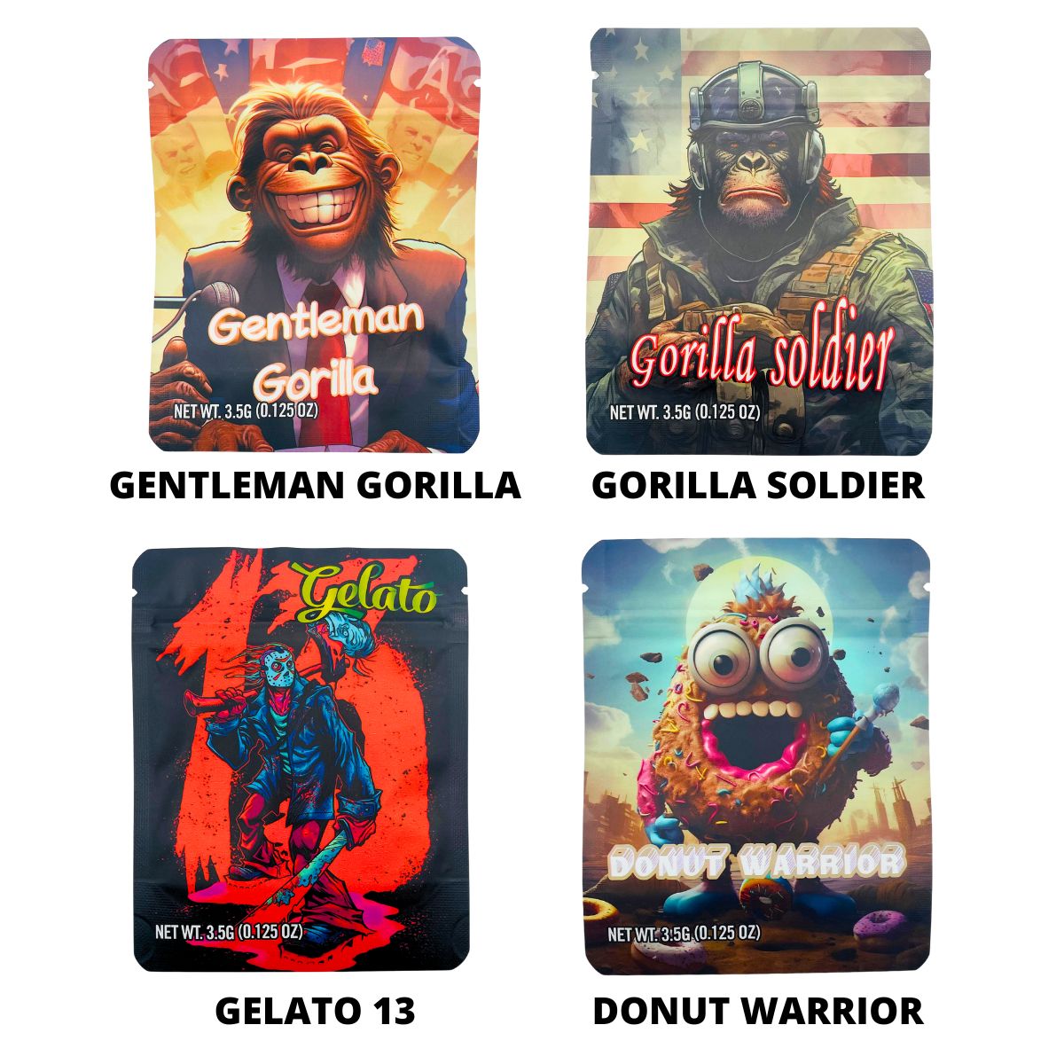 3.5G SMELL PROOF MYLAR BAGS 50PCS - Image 4