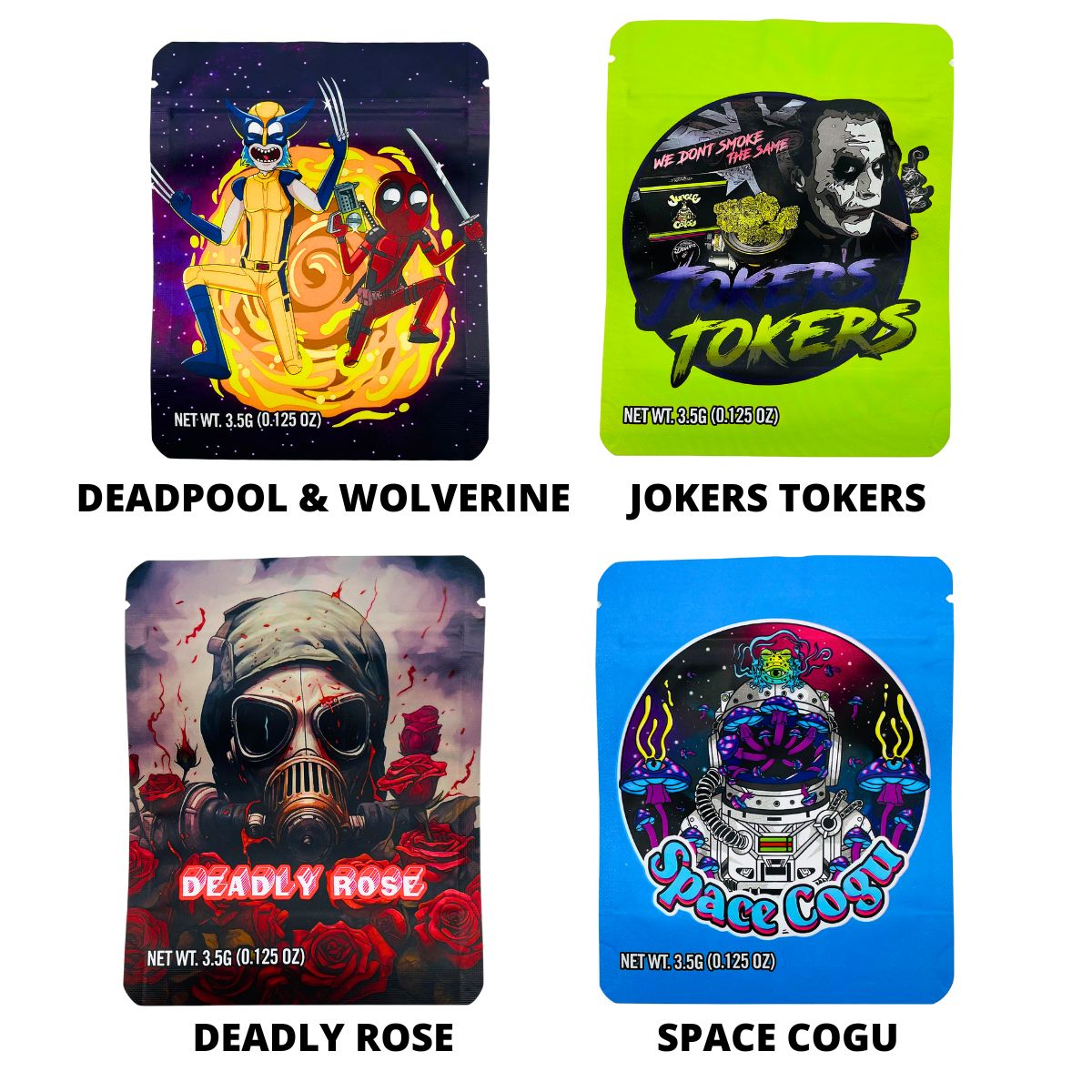 3.5G SMELL PROOF MYLAR BAGS 50PCS - Image 8