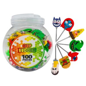 CUP BUDDIES STEEL POKERS JAR 100PCS