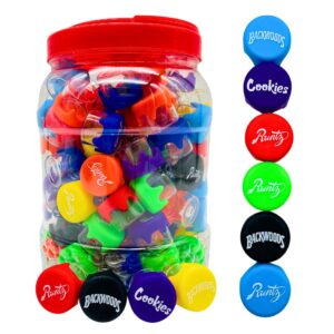 GLASS CONTAINERS SILICONE LID 6ML - COOKIES RUTZ BACKWOODS 100PCS