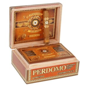 PERDOMO BOURBON BARREL-AGED CONNECTICUT ROBUSTO CIGARS 5X54 24PCS