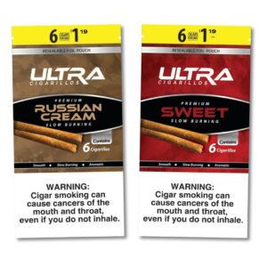 ULTRA CIGARILLOS (6 FOR $1.19) 15/6 PACKS