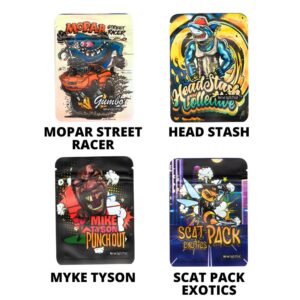 2G MYLAR SMELL PROOF BAG 100PCS