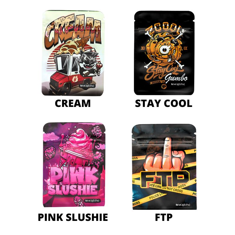 2G MYLAR SMELL PROOF BAG 100PCS - Image 2