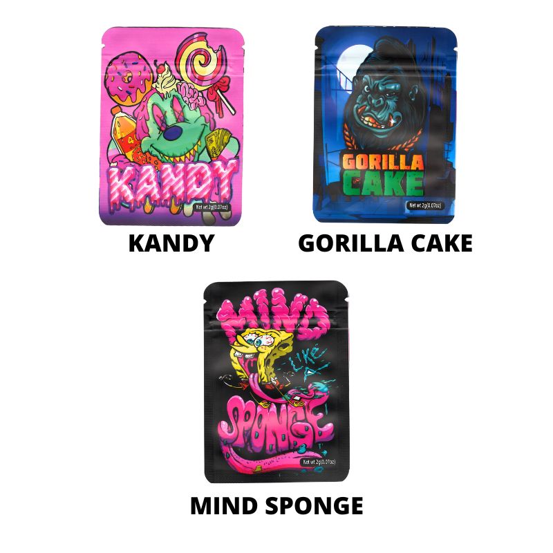 2G MYLAR SMELL PROOF BAG 100PCS - Image 3