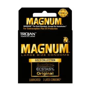 TROJAN MAGNUM GOLD COLLECTION 6-PACK OF 3PCS