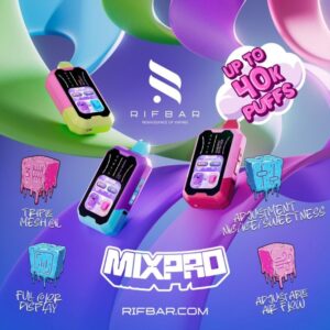 RIFBAR MIXPRO 40K PUFFS 5PCS [MAX 2 EACH]