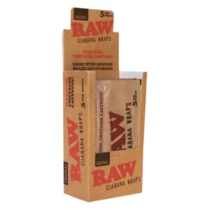 RAW GUARANA WRAPS 25/5 PACKS