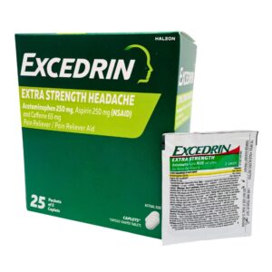 EXCEDRIN EXTRA STRENGTH 2 CAPLETS 25PCS