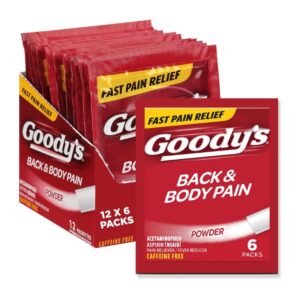 GOODY'S BACK & BODY PAIN 6-PACKS 12CT