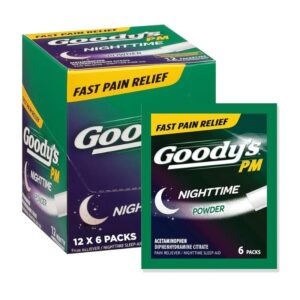 GOODY'S PM NIGHTTIME 6-PACKS 12CT