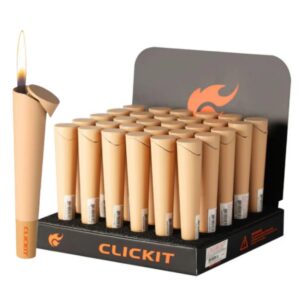 CLICKIT CONES DESIGN FLAME LIGHTERS 30PCS [NO SHIPPING]