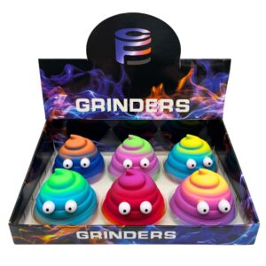 HERB GRINDERS POO SQUISHIES 6PCS