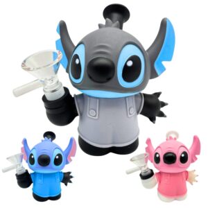 SILICONE WATER PIPE MEDIUM STITCH 4.75"