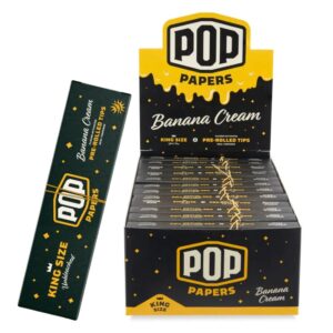 POP PAPERS KING SIZE + PRE-ROLLED TIPS 24/32/12 PACKS
