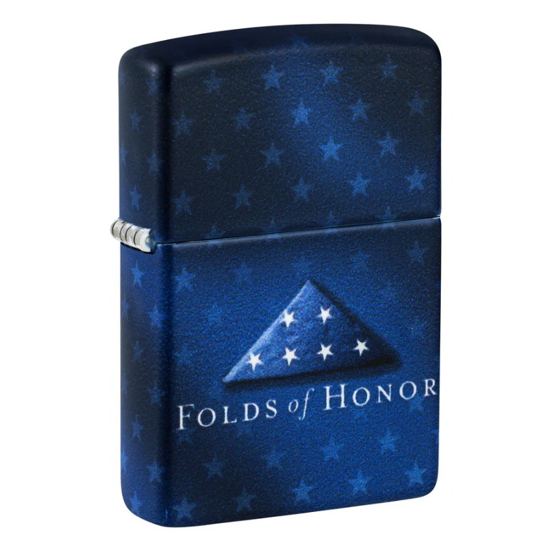 ZIPPO LIGHTER - FOLDS OF HONOR BLUE DESIGN ($49.95)
