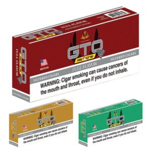 GTO FILTERED CIGARS 10/20 PACKS