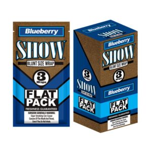 SHOW BLUNT SIZE WRAP 25/3 FLAT PACKS