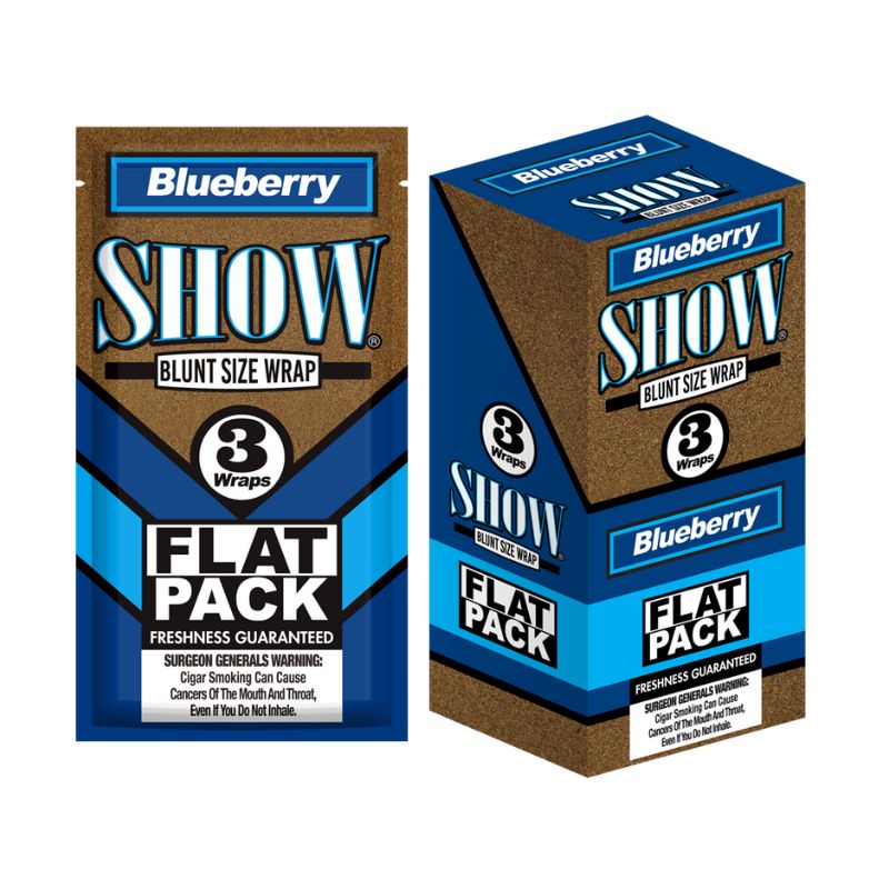 SHOW BLUNT SIZE WRAP 25/3 FLAT PACKS