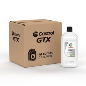 CASTROL GTX SYNTHETIC BLEND MOTOR OIL SAE 10W-40 1 QUART 6PCS [NO SHIPPING]