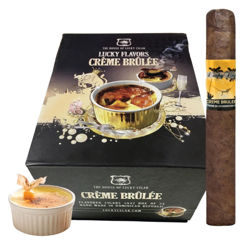 LUCKY CIGAR TROPICANA CREME BRULEE 5X42 24PCS