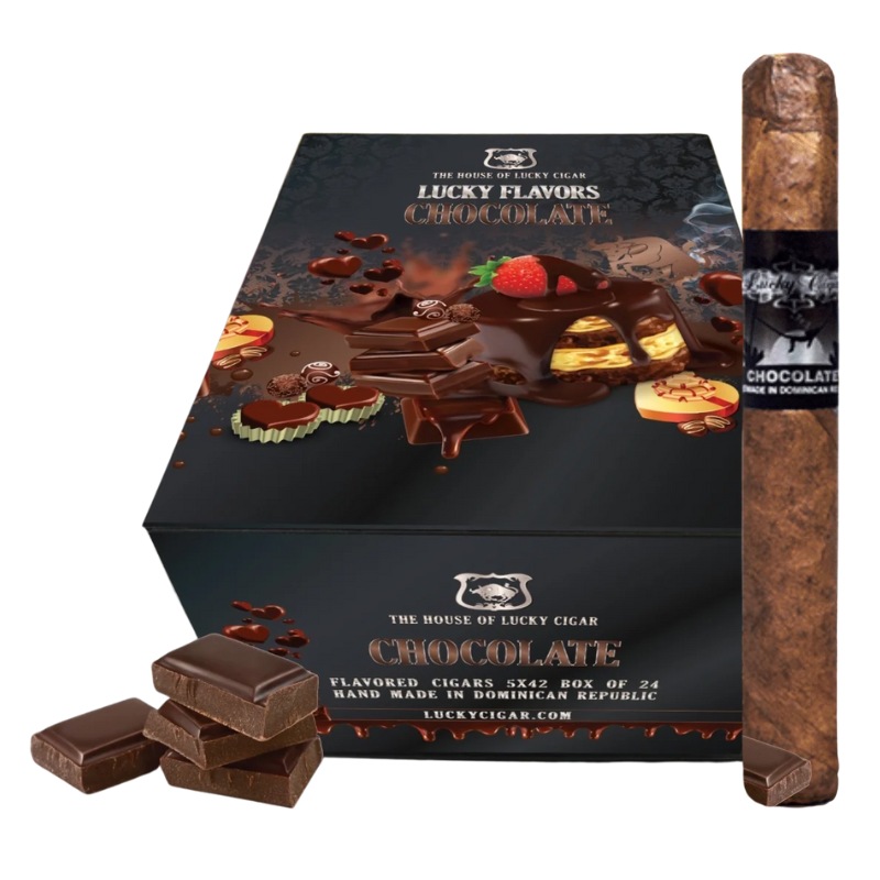 LUCKY CIGAR TROPICANA CHOCOLATE 5X42 24PCS