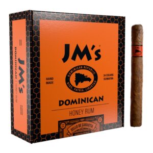 JM'S DOMINICAN HONEY RUM SUMATRA CIGARS 5.5X42 24PCS