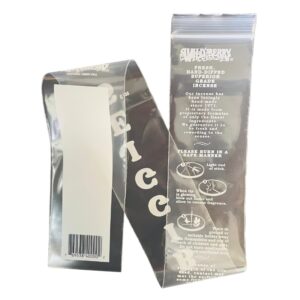 WILD BERRY INCENSE PLASTIC ZIP BAGS 2.25X21.75 SIZE 500PCS