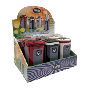 FUJIMA SQUARE CAR ASHTRAY WITH LIGHT 6PCS