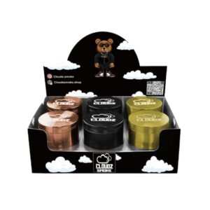 CLOUDS SMOKE PLATINUM EDITION 55MM GRINDER 6PCS