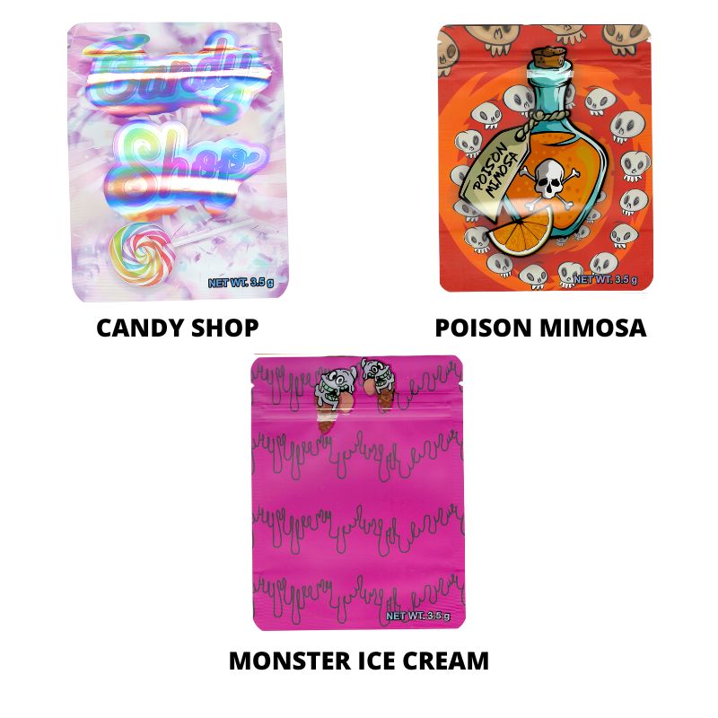 3.5G MYLAR SMELL PROOF BAG + BOXES 100PCS - Image 8