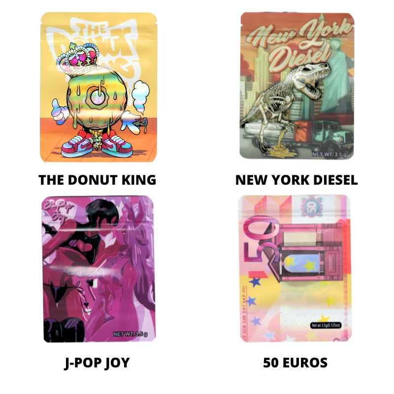 3.5G MYLAR SMELL PROOF BAG + BOXES 100PCS - Image 3