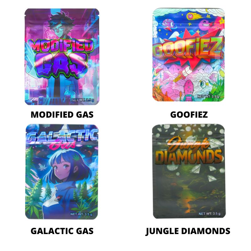 3.5G MYLAR SMELL PROOF BAG + BOXES 100PCS - Image 5